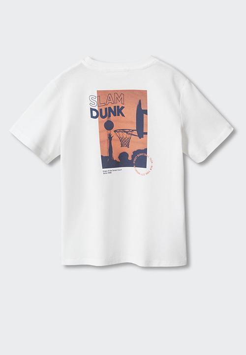 MANGO - T-shirt urban - natural