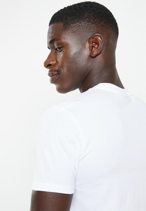 POLO - Men sport block logo short sleeve tee - white