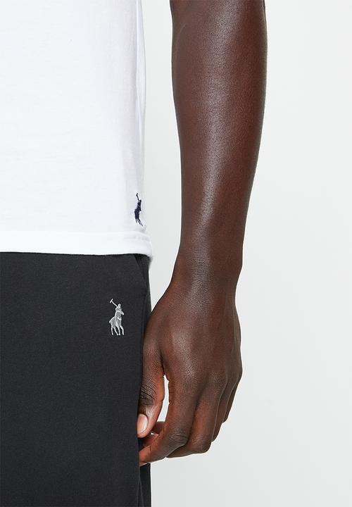 POLO - Men sport short sleeve logo tee - white