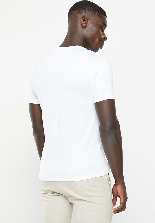 POLO - Mens crest short sleeve tee - white