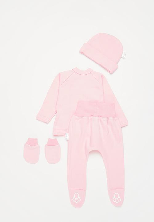 Little Lumps - Bunny layette set - pink