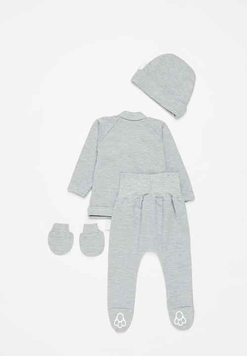 Little Lumps - Bunny layette set - grey