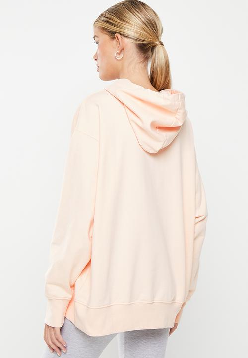 adidas Performance - W bl ov hoodie- wonder quartz/white
