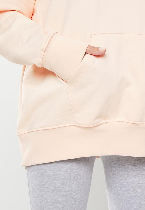 adidas Performance - W bl ov hoodie- wonder quartz/white