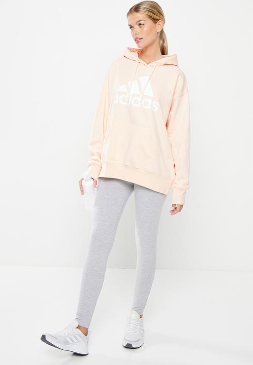 adidas Performance - W bl ov hoodie- wonder quartz/white