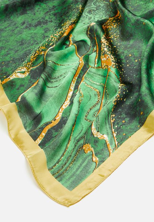 Superbalist - Jayda neckerchief - green & yellow
