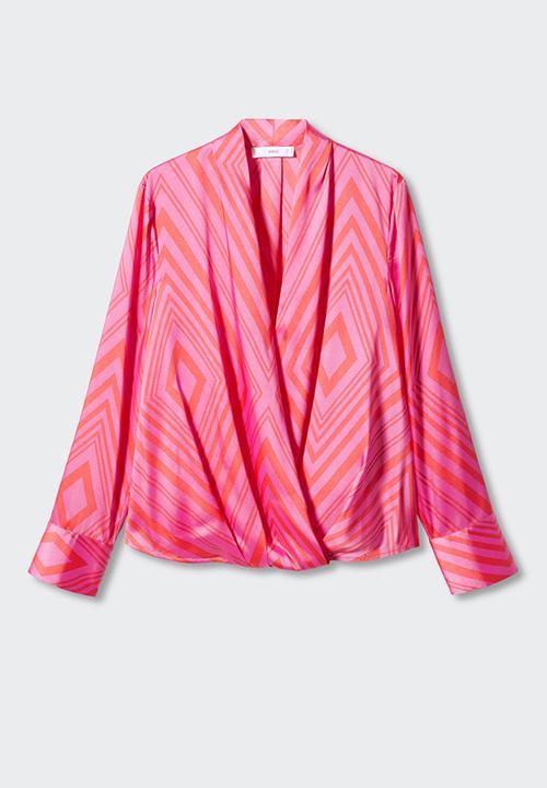 MANGO - Blouse cris - light pastel pink