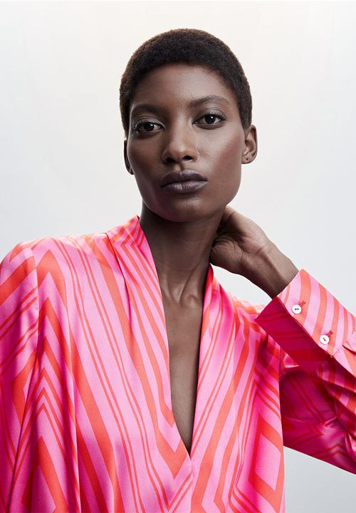MANGO - Blouse cris - light pastel pink