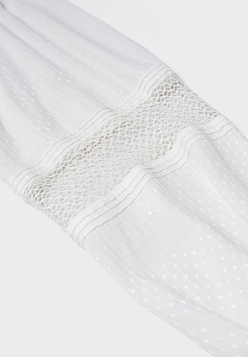 MANGO - Blouse lali - natural