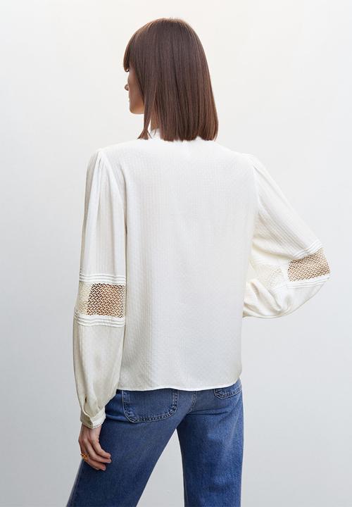 MANGO - Blouse lali - natural