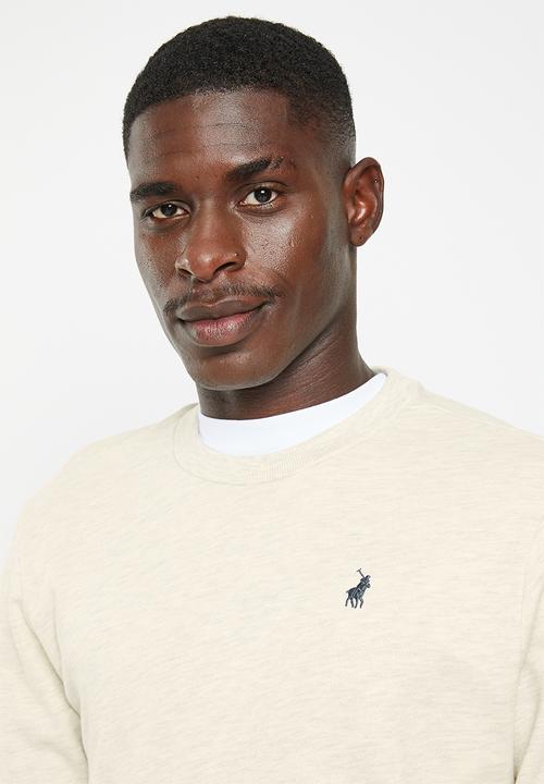 POLO - Men sport long sleeve sweat top - stone 
