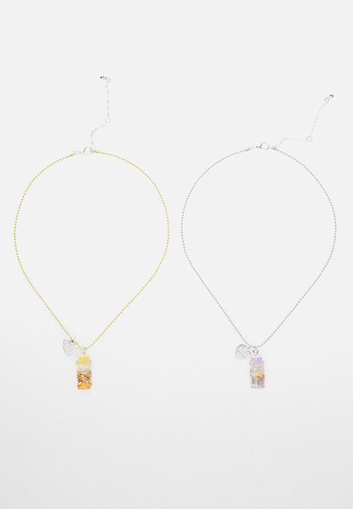 MANGO - Necklace bestb - purple