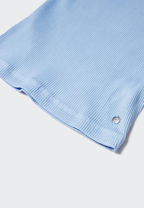 MANGO - T-shirt liberty - blue