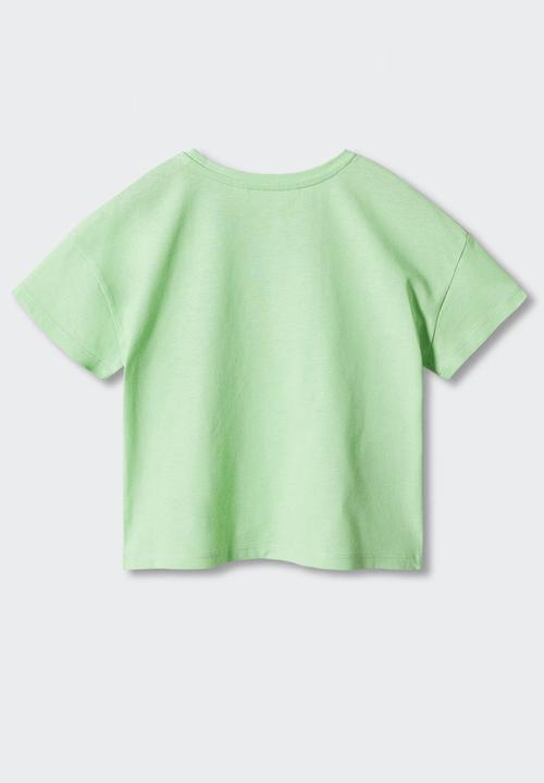 MANGO - T-shirt frida - green