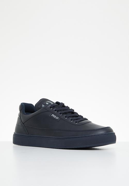 POLO - Crest pu sneaker - navy