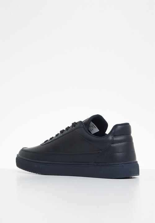 POLO - Crest pu sneaker - navy