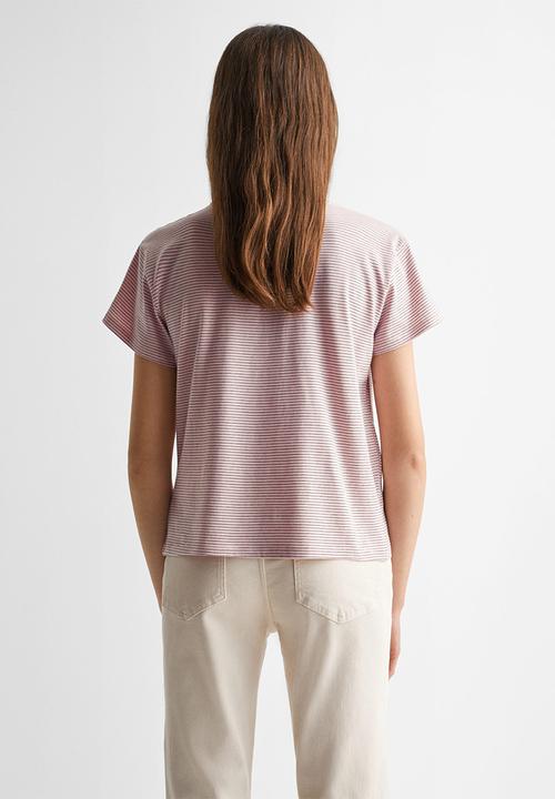 MANGO - T-shirt paola - pink