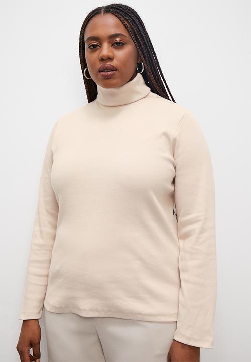 Superbalist - 2 Pack poloneck tee - choc and stone