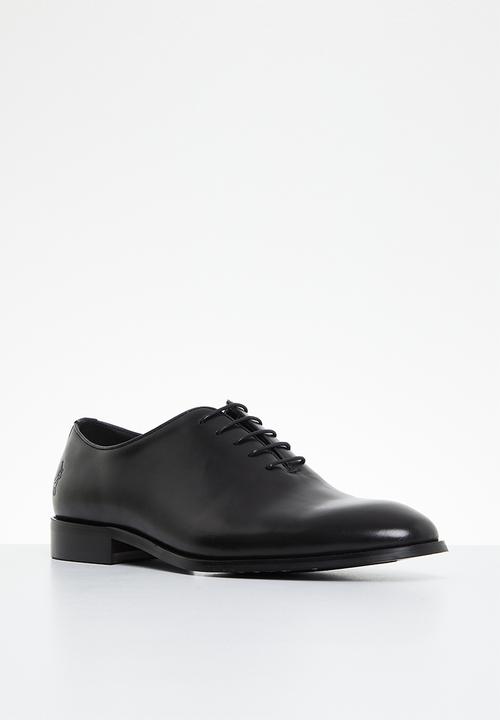 POLO - Oxford leather lace up  - black