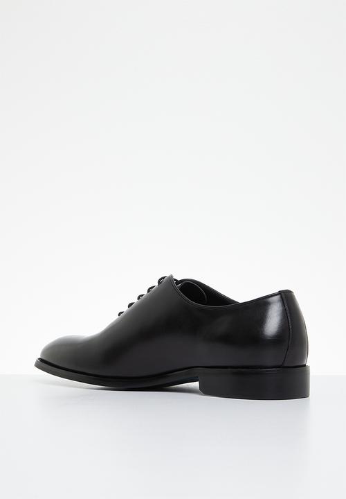 POLO - Oxford leather lace up  - black