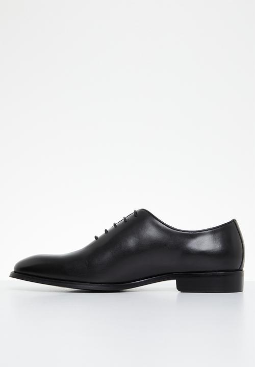 POLO - Oxford leather lace up  - black
