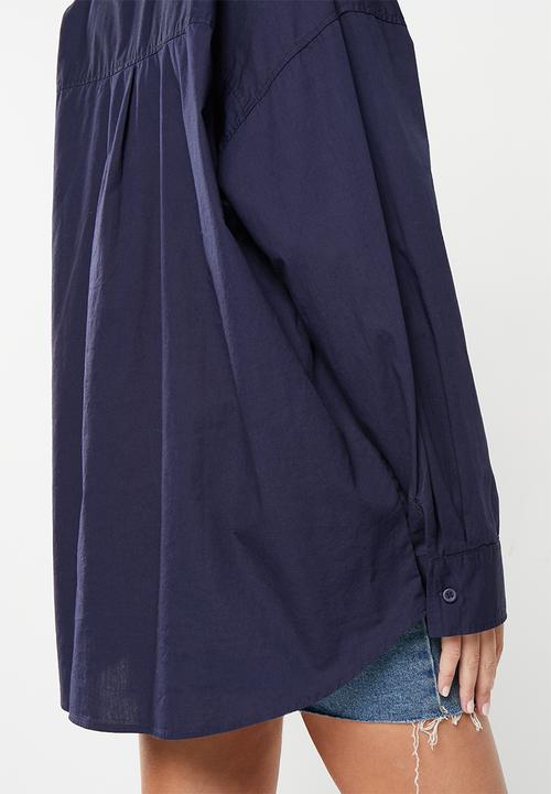 Cotton On - Dad shirt - vintage navy