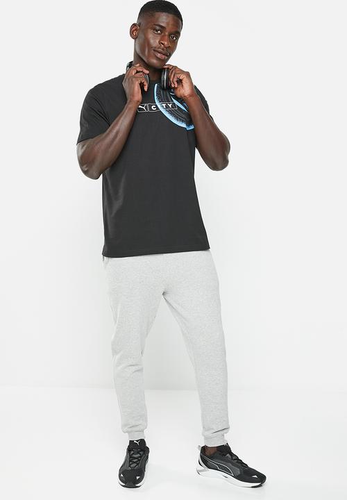 PUMA - Manchester City fc football legacy tee - puma black-team light blue