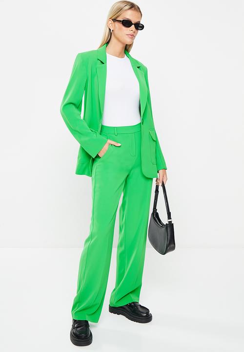 Me&B - Tailered tapered pant - green