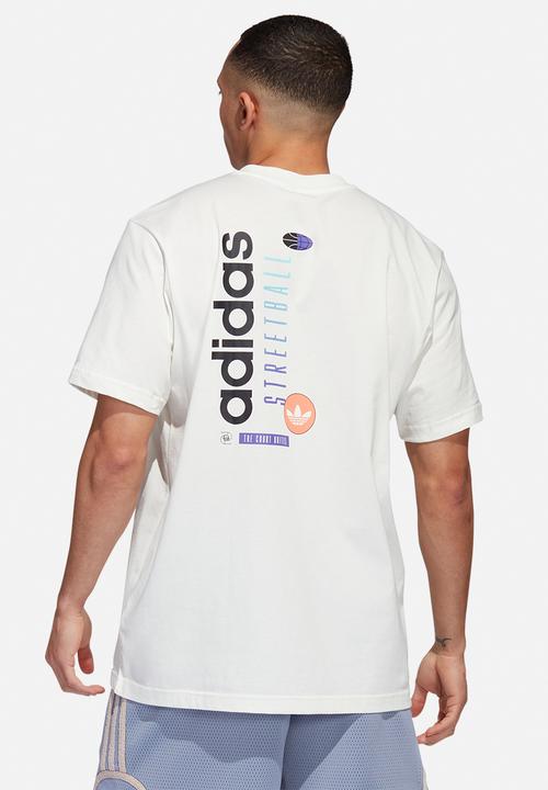 adidas Originals - Strball gfx tee - off white