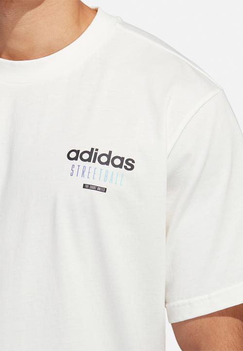 adidas Originals - Strball gfx tee - off white
