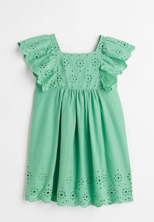 H&M - Cotton dress - green