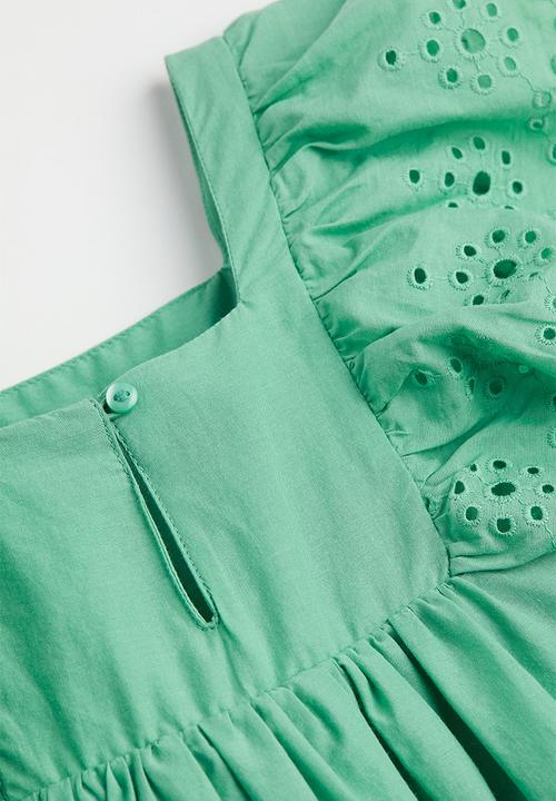 H&M - Cotton dress - green