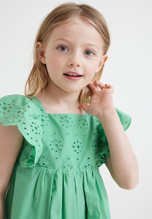 H&M - Cotton dress - green