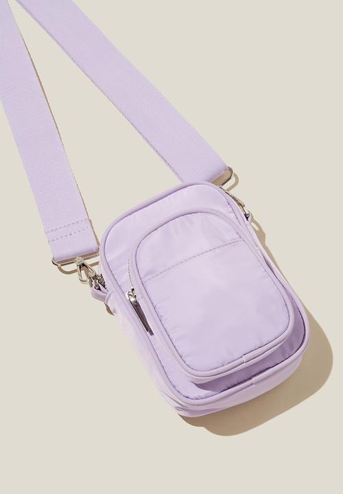 Rubi - Nellie camera cross body bag - light lilac