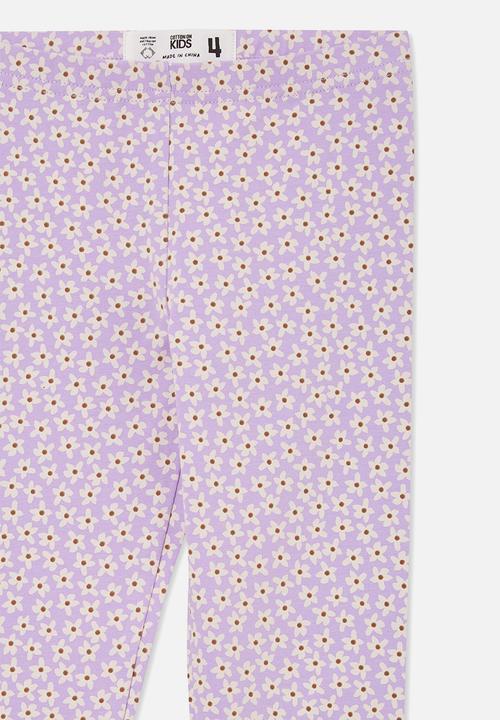 Cotton On - Huggie tights - lilac drop/mini ditsy