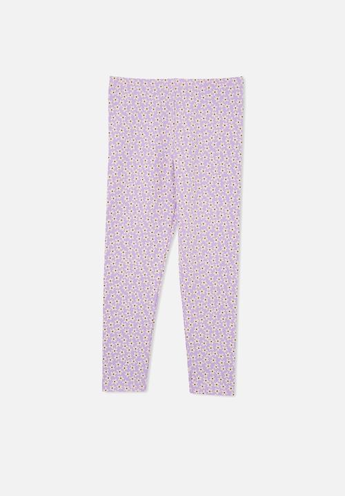 Cotton On - Huggie tights - lilac drop/mini ditsy