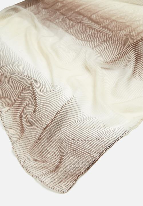 edit - Elsie  mid weight scarf - neutral 
