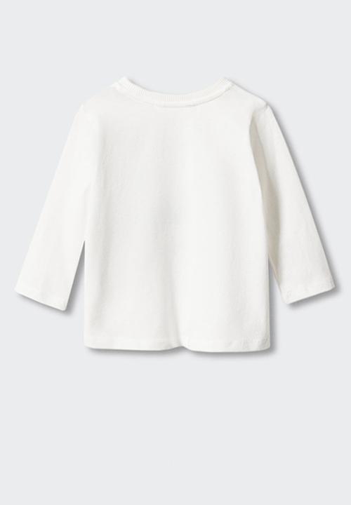 MANGO - T-shirt reno - natural