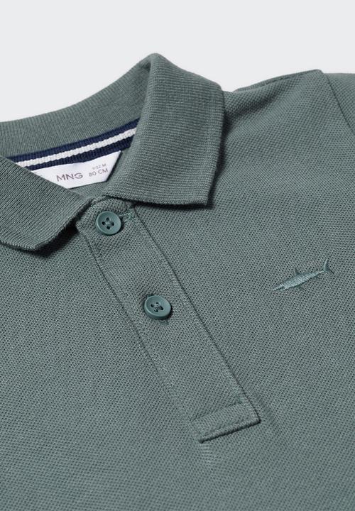 MANGO - Polo shirt javi - green