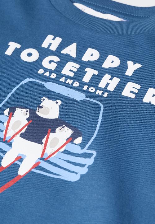 MANGO - T-shirt ski - blue