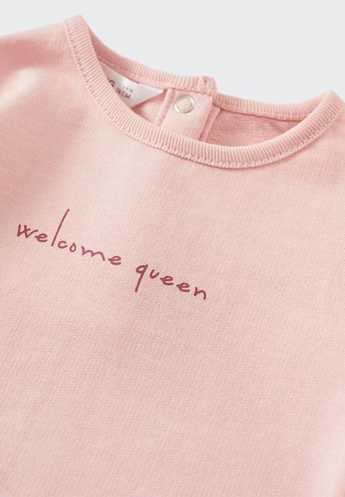 MANGO - Sweatshirt queen - pink