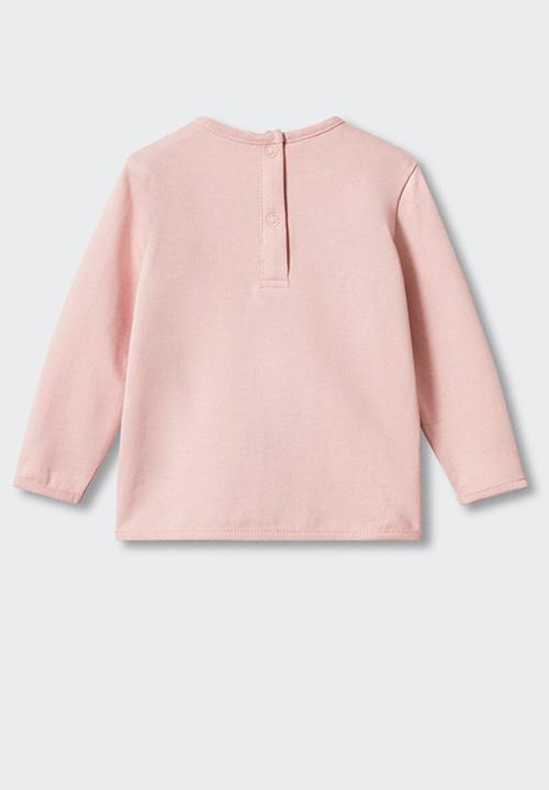 MANGO - Sweatshirt queen - pink