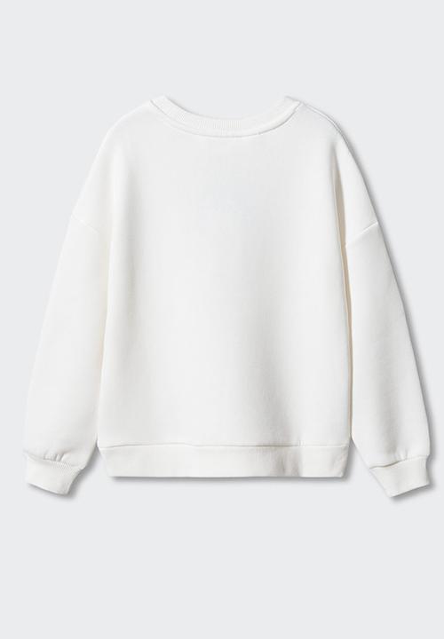 MANGO - Sweatshirt mvarsity - light beige