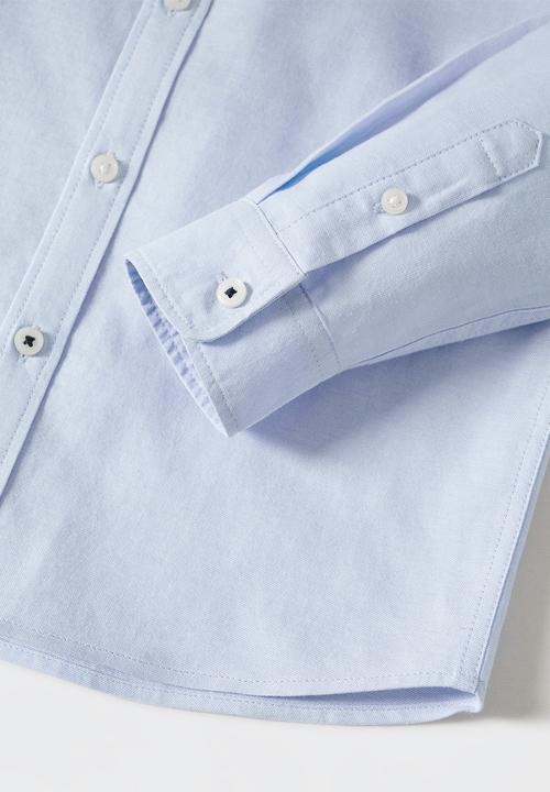 MANGO - Shirt oxford - blue