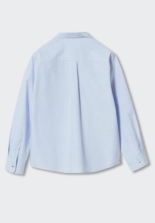 MANGO - Shirt oxford - blue