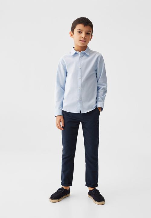 MANGO - Shirt oxford - blue