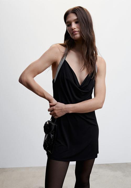 MANGO - Dress lux - black