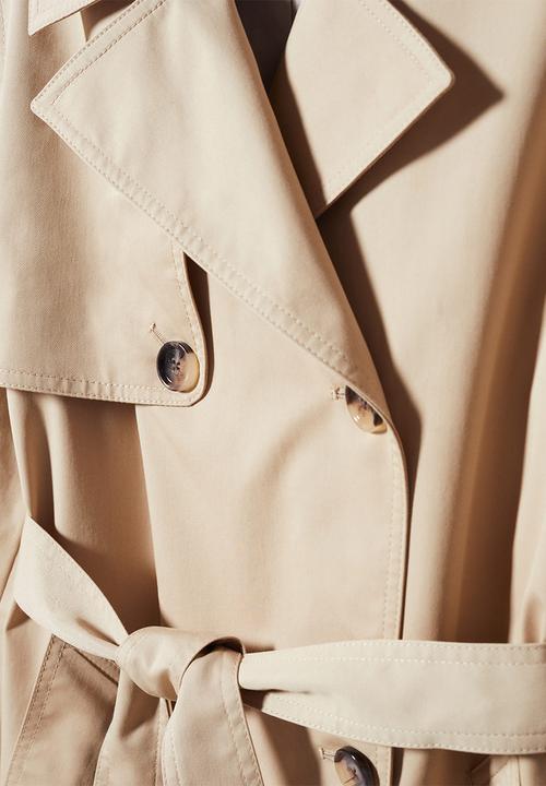 MANGO - Trench coat angela - light beige