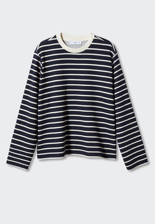 MANGO - Sweatshirt rayana - navy
