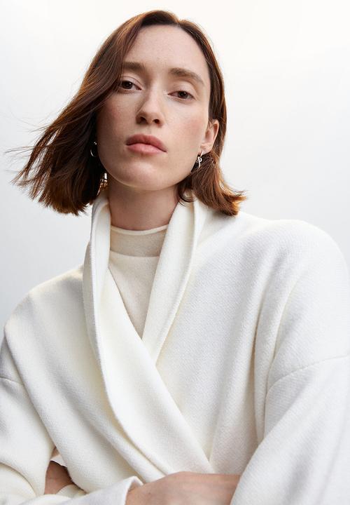 MANGO - Coat ringo - light beige